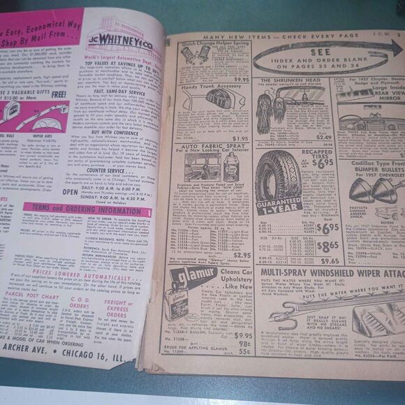 1957 Jcwhitney Automotive Accessories and Parts Catalog - Picture 7 of 10